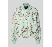 Marc Cain Blouson im Allover-Look mit Stehkragen in Mint, Größe 34