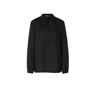 Marc Cain Langarmbluse Collection Essential Premium Weite Bluse Damen Schwarz Gr. 40
