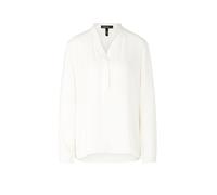 Marc Cain Bluse mit V-Ausschnitt Offwhite Größe 46