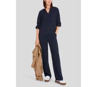 Marc Cain Sports - Weite Bluse mit tonigem Dessin navy - Gr. - 38