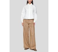 Marc Cain Hemdbluse mit Knopfleiste in Weiss, Größe 44