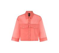 Marc Cain Damen Hemdbluse verkürzt, rose, Gr. 34