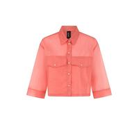 Marc Cain Damen Hemdbluse verkürzt, rose, Gr. 40