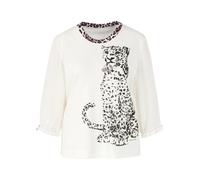 Marc Cain Longsleeve mit 3/4-Ärmel in Offwhite, Größe 36