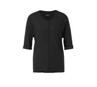 Marc Cain T-Shirt mit Paspelierung in Black, Größe 36