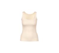Marc Cain Collections - Basic-Top aus Baumwollstretch bright ecru - Gr. - 40