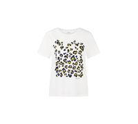 Marc Cain Collections - Baumwollshirt mit Aufdruck white - Gr. - 46