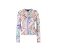 Marc Cain Damen Cardigan aus Baumwollmischung, viola, Gr. 38
