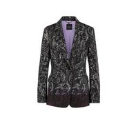 Marc Cain Collections - Blazer mit Allover-Print aus Scuba-Jersey black new - Gr. - 42