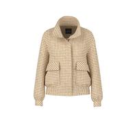 Marc Cain Collections - Blousonjacke mit Hahnentritt tannin - Gr. - 42