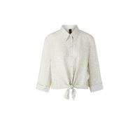 Marc Cain Collections - Bluse mit Knotendetail bright ecru - Gr. - 40