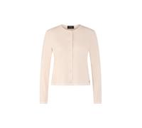 Marc Cain Strickjacke mit Label-Detail in Sand, Größe 34