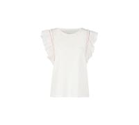 Marc Cain Collections - Feminines Baumwollstretch-Shirt off-white - Gr. - 38