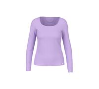 Marc Cain Collections - Geripptes Langarmshirt purple rose - Gr. - 44