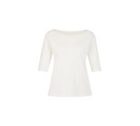 Marc Cain Collections - Halbarm-T-Shirt mit Schmuckband-Details off-white - Gr. - 44
