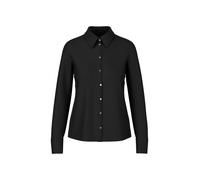Marc Cain Collections - Hemdbluse aus Baumwollstretch black - Gr. - 44