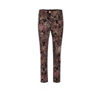 Marc Cain Collections - Hose SYDNEY Slim Fit mit Blumenprint black - Gr. - 44