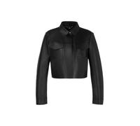 Marc Cain Collections - Jacke aus softem Lammnappa black - Gr. - 42