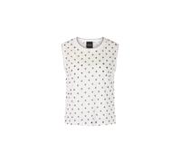 Marc Cain Collections - Knitted in Germany Top mit Tupfen off-white - Gr. - 40