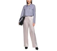 Marc Cain Collections - Kurz-Jacke aus Scubajersey bluish violet - Gr. - 40