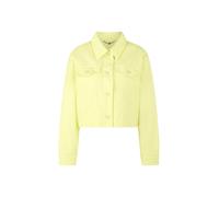 Marc Cain Collections - Kurze Jeansjacke aus Baumwollstretch deep limonella - Gr. - 38