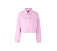 Marc Cain Jeansjacke mit Knopfleiste und Brusttaschen in Pink, Größe 42