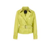 Marc Cain Collections - Kurze Trench-Jacke in Lackoptik apple green new - Gr. - 36