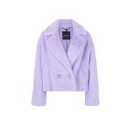 Marc Cain Collections - Kurzer Fake-Fur Outdoor Mantel purple rose - Gr. - 36