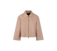 Marc Cain Collections - Lammnappa-Lederjacke Rethink Together warm taupe new - Gr. - 34