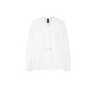 Marc Cain Collections - Leichte Tunika mit Stickerei & Rüschen white - Gr. - 42