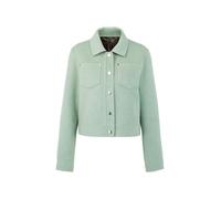 Marc Cain Collections - Luxuriöse Woll-Wendejacke silt green - Gr. - 34