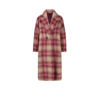 Marc Cain Collections - Mantel mit sanft fließendem Karo-Muster soft maroon - Gr. - 40