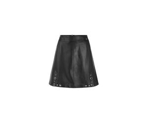 Marc Cain Collections - Mini-Lederrock mit Nieten-Details black new - Gr. - 40