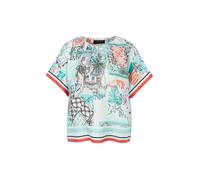 Marc Cain Collections - Seidenbluse in Kimono-Form - mit Print - Gr. - 44