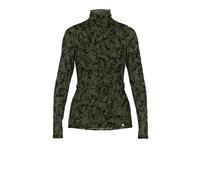 Marc Cain Collections - Shirt mit Samt-Beflockung forest night new - Gr. - 40