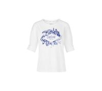 Marc Cain Collections - T-Shirt mit platziertem Print white - Gr. - 44