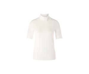 Marc Cain Collections - T-Shirt mit Rollkragen off-white - Gr. - 44