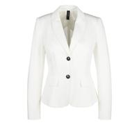 Marc Cain Damen Blazer aus feinem Jersey, offwhite, Gr. 34