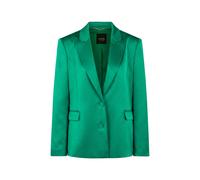 Marc Cain Damen Blazer mit stoffüberzogenen Knöpfen, grün, Gr. 34