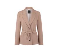 Marc Cain Damen Blazer mit Taillengürtel, sand, Gr. 36