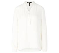 Marc Cain Bluse mit V-Ausschnitt Offwhite Größe 46