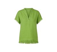 Marc Cain Damen Blusenshirt aus Seide, grün, Gr. 34