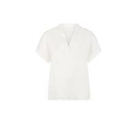 Marc Cain Damen Blusenshirt aus Seide, offwhite, Gr. 34