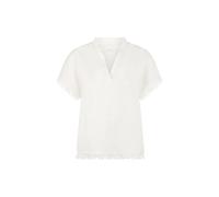 Marc Cain Damen Blusenshirt aus Seide, offwhite, Gr. 36