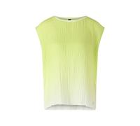 Marc Cain Damen Blusenshirt in Knitteroptik, gelb, Gr. 34
