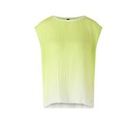 Marc Cain Damen Blusenshirt in Knitteroptik, gelb, Gr. 36