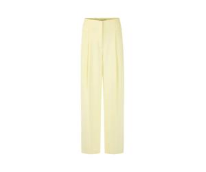 Marc Cain Damen Bundfaltenhose Wide Fit, limette, Gr. 36