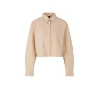 Marc Cain Damen Hemdbluse aus Baiobaumwolle, sand, Gr. 42