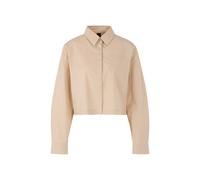 Marc Cain Damen Hemdbluse aus Baiobaumwolle, sand, Gr. 44