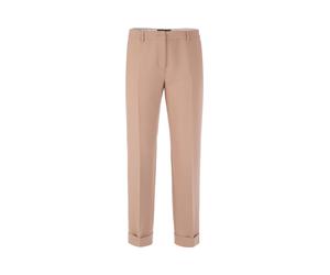 Marc Cain Damen Hose mit Bügelfalten Feminine Fit, rosa, Gr. 38
